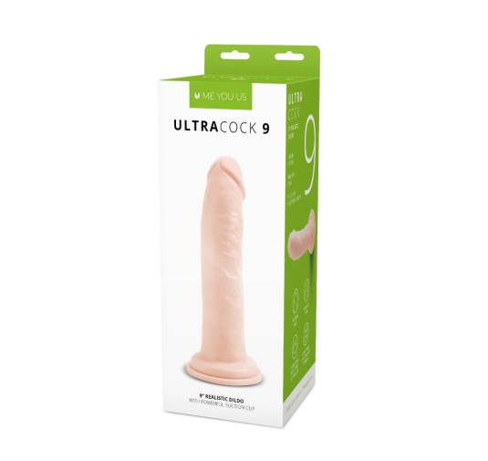 Realistyczne żylaste dildo z przyssawką 23 cm